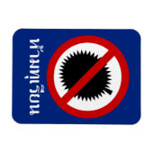 NO Durffruit ⚠ Thaise Taalhandtekeningen ⚠ Magneet (Horizontaal)