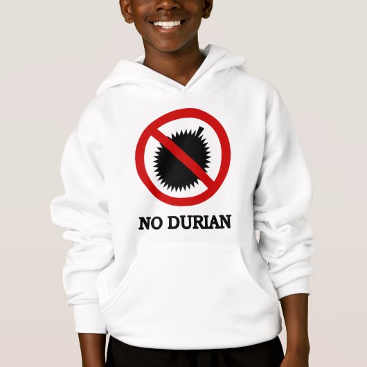 NO Durian Tropical Fruit Sign (Voorkant)