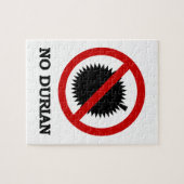 NO Durian Tropical Fruit Sign Legpuzzel (Horizontaal)