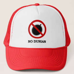 NO Durian Tropical Fruit Sign Trucker Pet