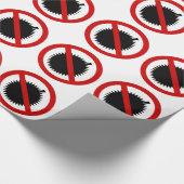 NO Durian Tropical Fruit ⚠ Thai Sign ⚠ Cadeaupapier (Hoek)