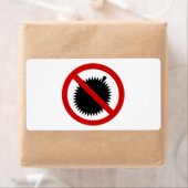 NO Durian Tropical Fruit ⚠ Thai Sign ⚠ Etiket (Insitu)