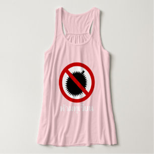 NO Durians ⚠ het Taams Taal van Thailand ⚠ Tanktop