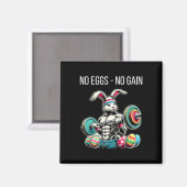 No Eggs - No Gain  Magneet (Voorkant / Achterkant)