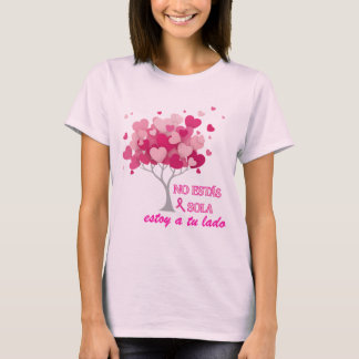 No estás sola en lucha contra el Cáncer de mama T-shirt