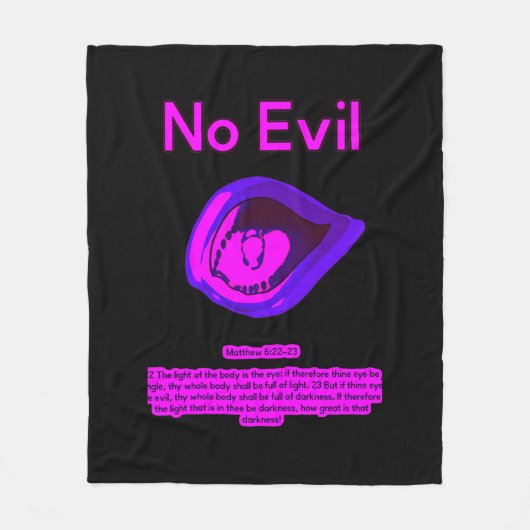 No Evil - City Jamz - Fleece Dekbed Deken (Voorkant)