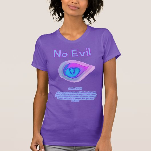 No Evil Eye - Iris T-shirt (Voorkant)