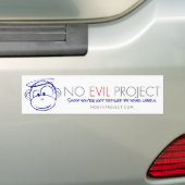 No Evil Project bumpersticker (Op auto)