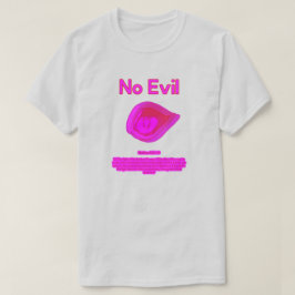 No Evil - Tahitian Sunset Logo- T-shirt