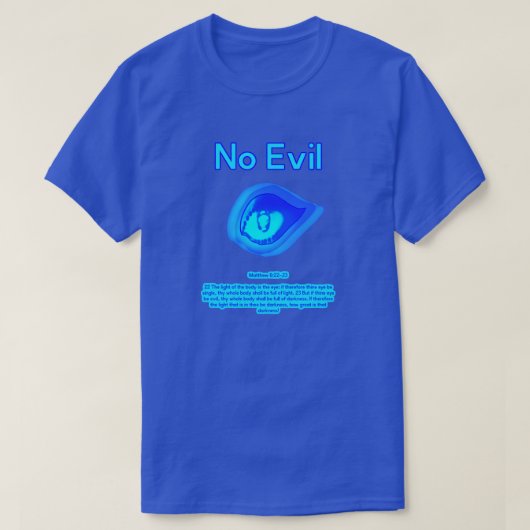 No Evil - Tropical Wave Logo - T-shirt (Design voorkant)