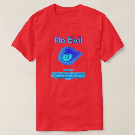 No Evil - Tropical Wave Logo - T-shirt (Design voorkant)