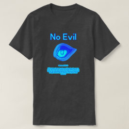 No Evil - Tropical Wave Logo - T-shirt