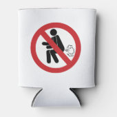 NO Farting ⚠ Funny Thai Toilet Sign ⚠ Blikjeskoeler (Voorkant)