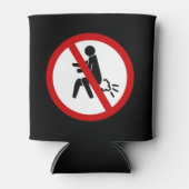 NO Farting ⚠ Funny Thai Toilet Sign ⚠ Blikjeskoeler (Voorkant)