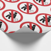 NO Farting ⚠ Funny Thai Toilet Sign ⚠ Cadeaupapier (Hoek)