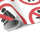 NO Farting ⚠ Funny Thai Toilet Sign ⚠ Cadeaupapier (Rol Hoek)