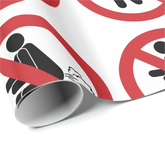 NO Farting ⚠ Funny Thai Toilet Sign ⚠ Cadeaupapier (Rol Hoek)