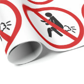 NO Farting ⚠ Funny Thai Toilet Sign ⚠ Cadeaupapier (Rol Hoek)