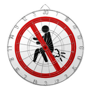 NO Farting ⚠ Funny Thai Toilet Sign ⚠ Dartbord