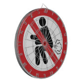 NO Farting ⚠ Funny Thai Toilet Sign ⚠ Dartbord (Voorkant Links)