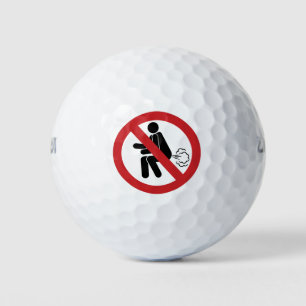 NO Farting ⚠ Funny Thai Toilet Sign ⚠ Golfballen