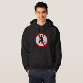 NO Farting ⚠ Funny Thai Toilet Sign ⚠ Hoodie (Voorkant volledig)
