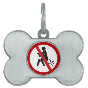 NO Farting ⚠ Funny Thai Toilet Sign ⚠ Huisdieren Naamplaatje