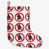 NO Farting ⚠ Funny Thai Toilet Sign ⚠ Kleine Kerstsok (Voorkant)