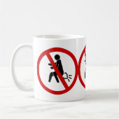 NO Farting ⚠ Funny Thai Toilet Sign ⚠ Koffiemok (Links)