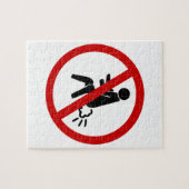 NO Farting ⚠ Funny Thai Toilet Sign ⚠ Legpuzzel (Horizontaal)