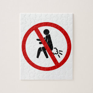 NO Farting ⚠ Funny Thai Toilet Sign ⚠ Legpuzzel
