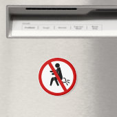 NO Farting ⚠ Funny Thai Toilet Sign ⚠ Magneet (Insitu (Vaatwasser))