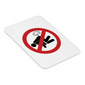 NO Farting ⚠ Funny Thai Toilet Sign ⚠ Magneet (Rechterzijde)