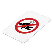 NO Farting ⚠ Funny Thai Toilet Sign ⚠ Magneet (Linkerzijde)
