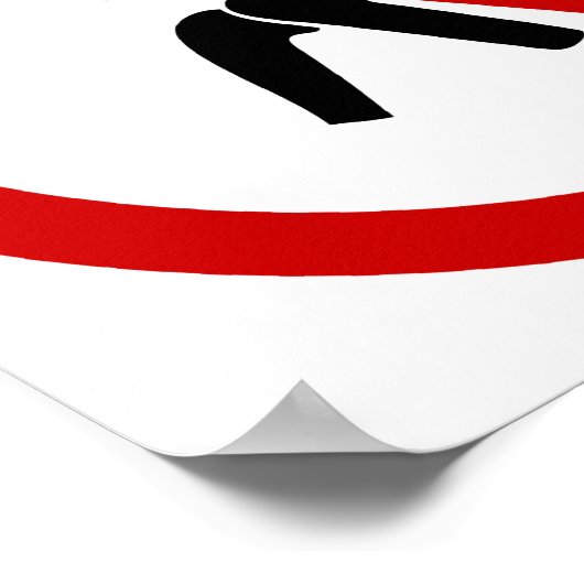 NO Farting ⚠ Funny Thai Toilet Sign ⚠ Poster (Hoek)