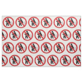 NO Farting ⚠ Funny Thai Toilet Sign ⚠ Stof (Fat Quarter)
