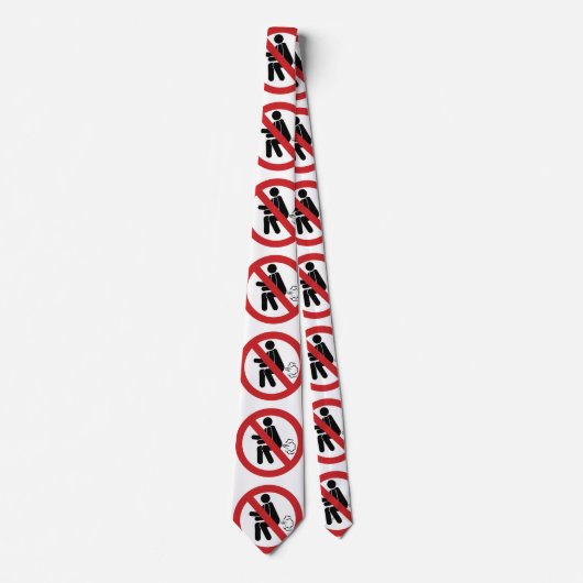 NO Farting ⚠ Funny Thai Toilet Sign ⚠ Stropdas (Voorkant)