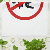 NO Farting ⚠ Funny Thai Toilet Sign ⚠ Theedoek (Gevouwen)