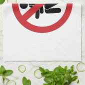 NO Farting ⚠ Funny Thai Toilet Sign ⚠ Theedoek (Gevouwen)