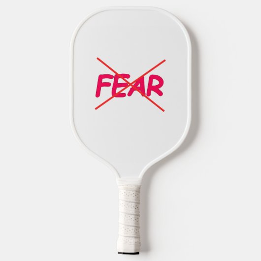 No Fear Pickleball Paddle (Achterkant)
