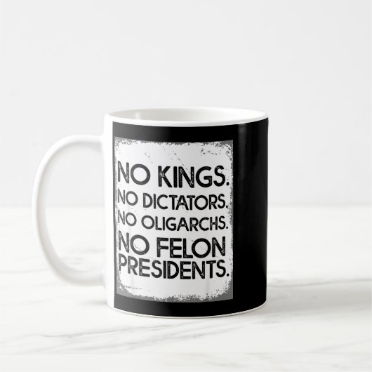No Felon Presidents No Dictators No Oligarchs No K Koffiemok (Links)