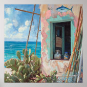 No fish today bonaire poster (Voorkant)