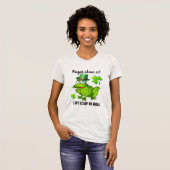 No Frog Kissin' Saint Patrick Versie T-shirt (Voorkant volledig)