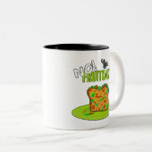 No Fruitcake Funny Mug Tweekleurige Koffiemok (Voorkant rechts)
