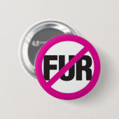 NO FUR RONDE BUTTON 5,7 CM (Voorkant /achterkant)