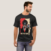 No Future Noir: De Gas Masker Man T-shirt (Voorkant volledig)