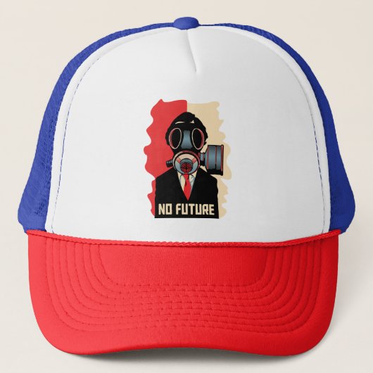 No Future Noir: De Gas Masker Man Trucker Pet (Voorkant)
