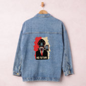 No Future Noir: het gasgemaskerde Man Denim Jacket (Hangar)