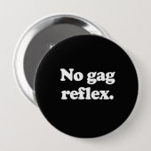 NO GAG REFLEX RONDE BUTTON 4,0 CM (Voorkant /achterkant)