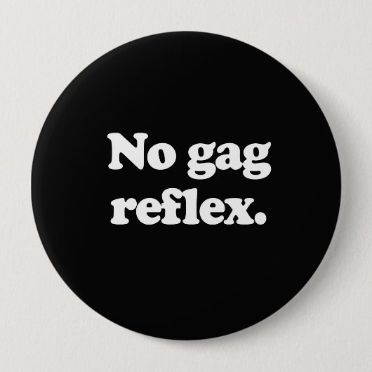 NO GAG REFLEX RONDE BUTTON 4,0 CM (Voorkant)
